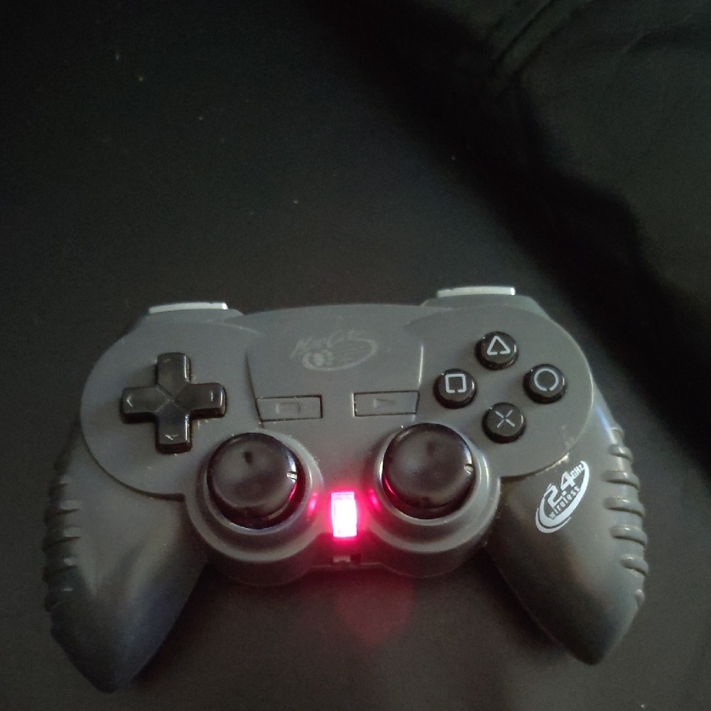 Gray Wireless Game Controller